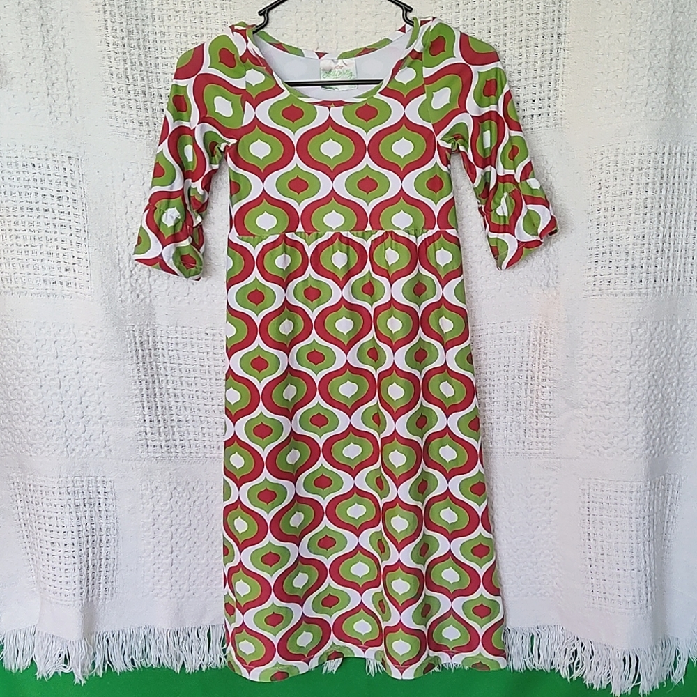 Dress LollyWolly Doodle Boutique Size 10 Holidays, Christmas
